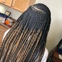 Large Boho Knotless Braids