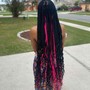 Large Traditional Box Braids