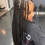 Kid's knotless touch up