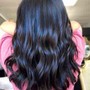 Perm (mid length) shoulder length spiral or body wave