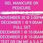 Spa Pedicure w/ gel