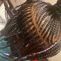 Wig prep braid down