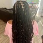 Small Faux Locs (Mid Back)