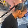 Slick Braided ponytail