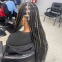 Half braids half quickweave