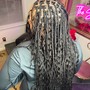 Medium Bohemian Knotless Braids