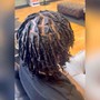 Loc Retwist with 2 Strand Twists