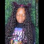 Bohemian Smedium Knotless (w/Curly Hair)  *Must Provide 2+ pks of micro hair *Human or Synthetic is Your choice  *20inches or longer recommended *Curl Pattern Of Your Choice  CASH ONLY