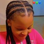 Kid's Braids,cornrow ,lemonade braids, up do