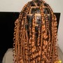 Jumbo knotless BOHO braids -Mid back LENGH