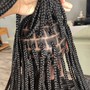 Small Knotless Braids