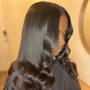 Keratin Tape In Extension Removal & Silk Press