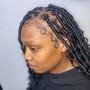 take down hair with weave added