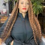 Boho Goddess knotless Braids(medium)