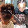 (Men) Two Strand Twist w/ extension added