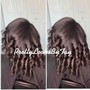 Small knotless braids (Back length)