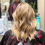 Partial highlights with haircuts (toner)