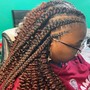 Knee Length Stitch Braids