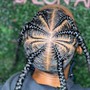 Kid's Feed In/ Knotless Braids