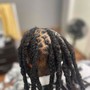 Locs Retwist Pass shoulder length