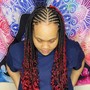 Small Box Braids/ Knotless Boxbraids (   Hipster Length)