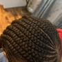 Tribal Braids- 2 layers, singles in first layer