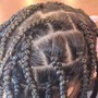 Natural Cornrows style