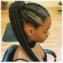 Ponytail Cornrows