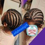 Men's Braids wit Natural hair