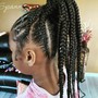 Kid's knotless braids (large)