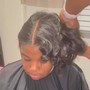 Flat Twist Updo