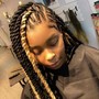 Large knotless Braids