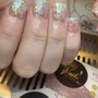 Full bling nail short per nail