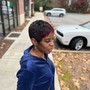 ( Pixie ) Haircut, Relaxer, Conditioner & Style