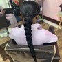 Ponytail with braid