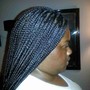 Med: Boho knotless Braids (human hair)