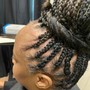 Beard Trim, Buzz Cut, Edge Up, Fade, Hot Towel Service, Line Up, Mustache Trim, Razoring, Shave, Sideburn Shave, Box Braids, Braids, Cornrows, Crochet Braids, Ghana Braids, Goddess Braids, Individual Braids, Poetic Justice Braids, Tree Braids, Yarn Braids,