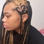 Tribal braids 2 layers