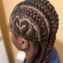 Cornrow straight backs