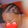 Cornrow straight backs