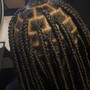 Small knotless braids