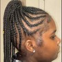 Braided Up Ponytail