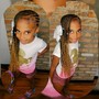 Kid's Braids W / Weave