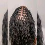 Human Hair Knotless Braids