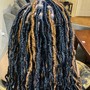 2 feed In braids long