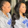 5 by 5 Invisilace Closure Sew In w/ 3 bundles of Raw Cambodian hair included