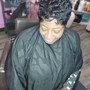 Root Touch Up permnant color on natural hair and treatment