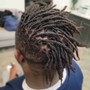 Man Bun Loc Retwist