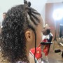 Braids with Twists Updo/Mohawk