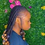 Small Boho Knotless Braids